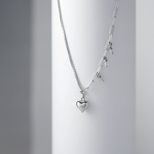 S925 Promise Heart Necklace