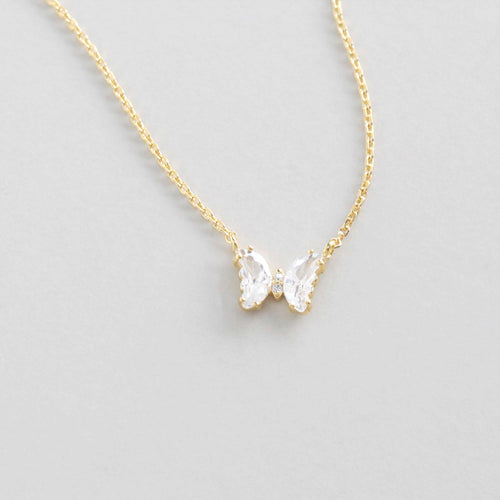 S925 Graceful Butterfly Necklace