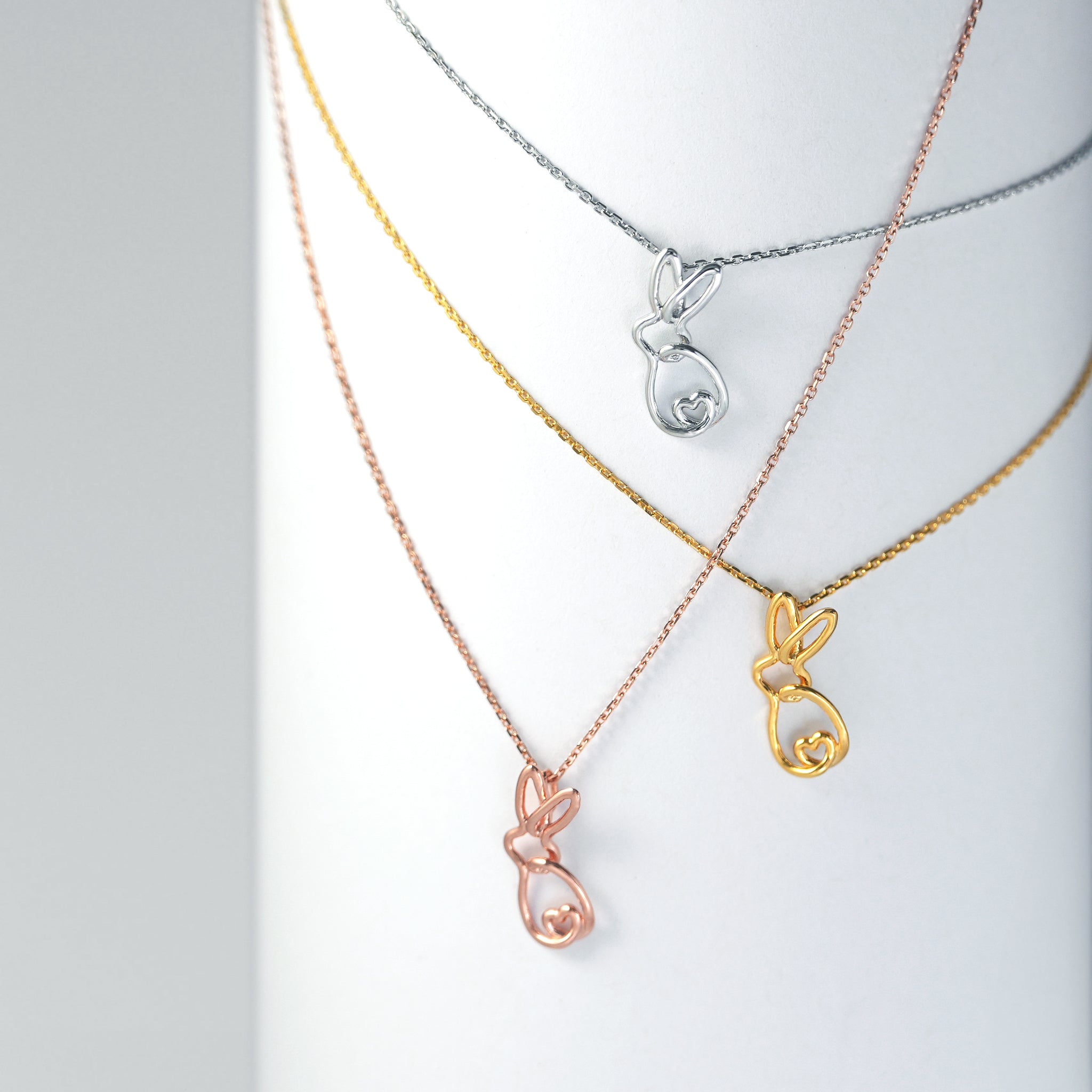 S925 Sweetheart Bunny Necklace – 2ST Jewellery