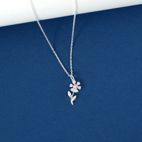 S925 Blossom Floral Necklace