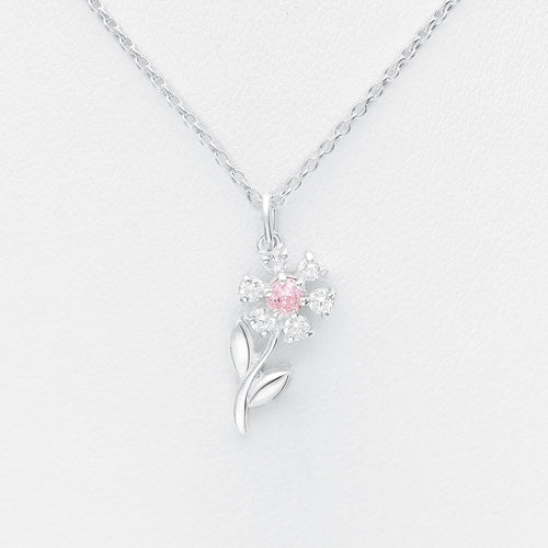 S925 Blossom Floral Necklace