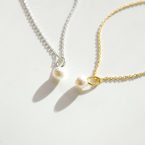 S925 Pearl Grace Drop Necklace