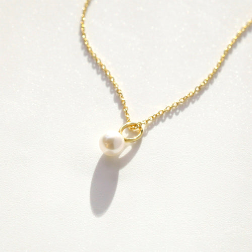 S925 Pearl Grace Drop Necklace