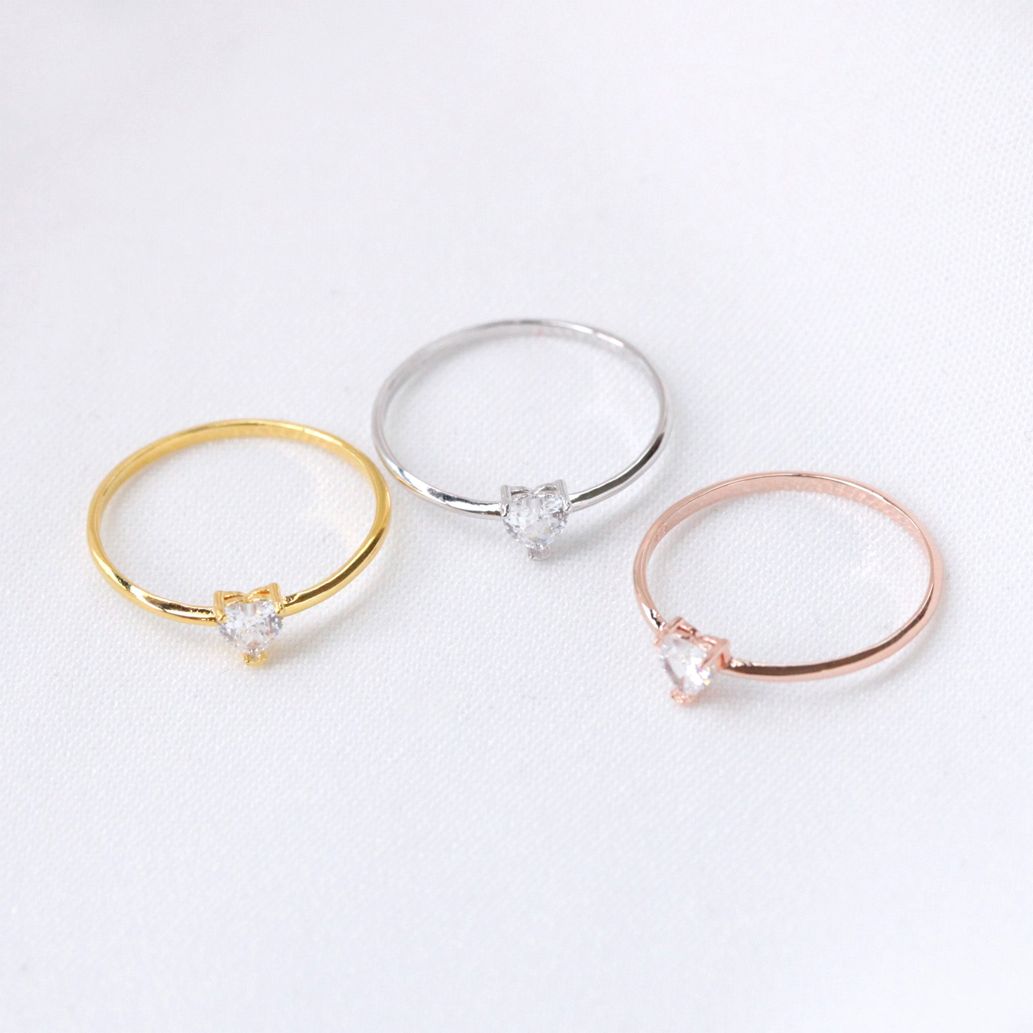 S925 Petite Heart Ring – 2ST Jewellery
