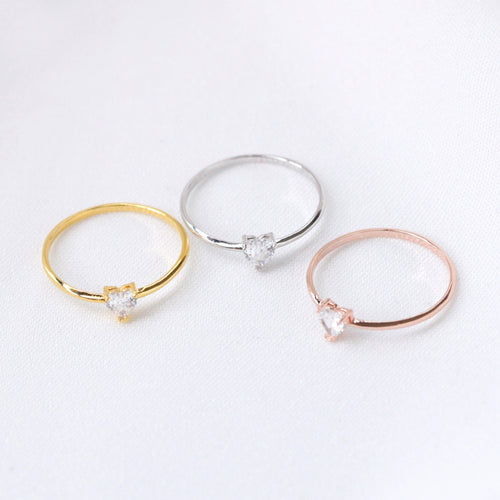 S925 Petite Heart Ring